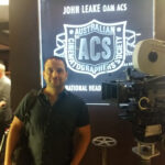 Brazilian 1st assistant camera focus puller working on set